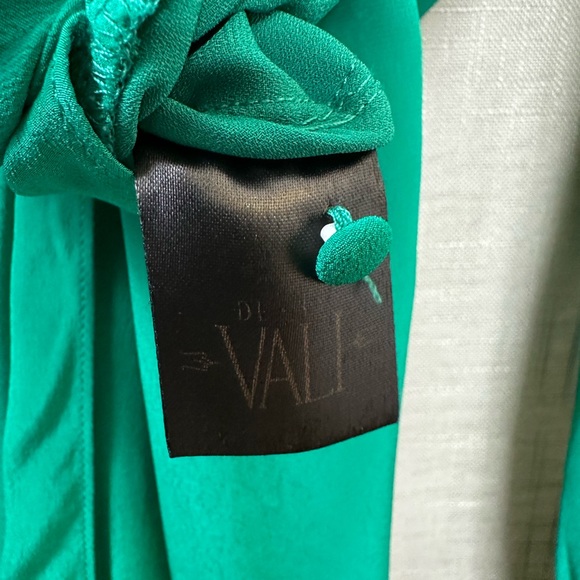 De La Vali Presley Gown Maxi Dress in Green Size UK 10 US 6 - Picture 11 of 13